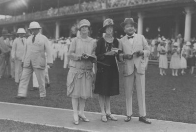 Spectators at Farrer Park Racecourse, 1930