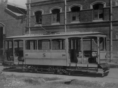 Tram car, 1900s