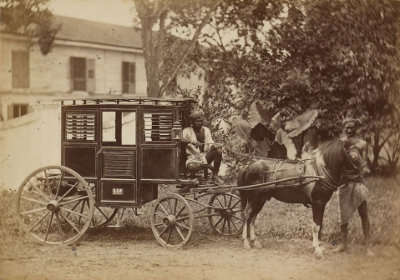 Horse-drawn carriage, 1800s
